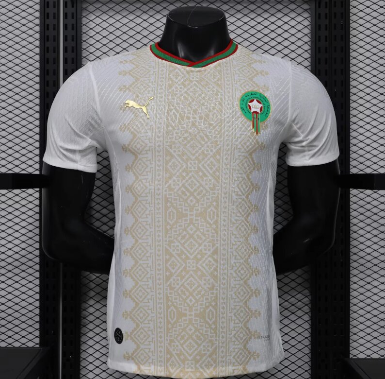 AAA Quality Morocco 2026 World Cup Away Soccer Jersey(Player)
